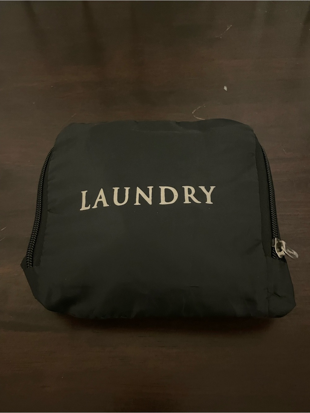 Men's Black Laundry Pouch Travel Bag